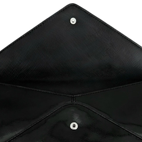 MICHAEL Michael Kors | Jet Set Jewel Studded Envelope Clutch | Black Leather - Picture 9 of 9